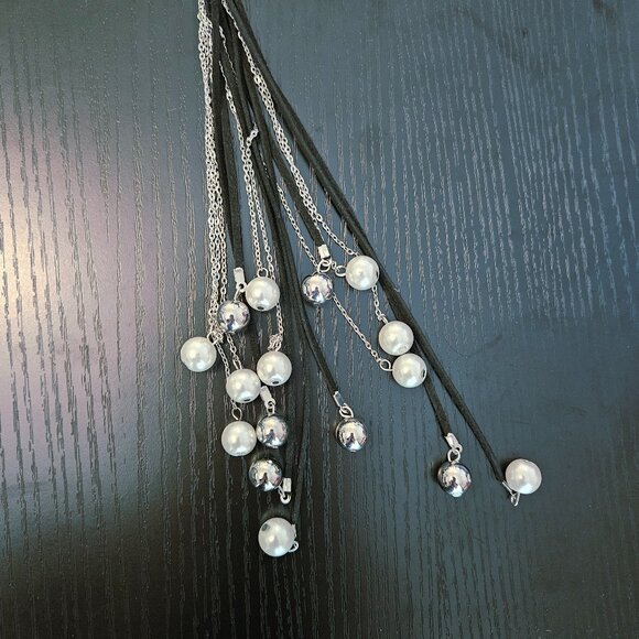 3/$15 unique long pearled necklace - Picture 2 of 5
